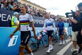 European Championships Munich 2022 - 2022 UEC Road Elite European Championships - Women's Road Race - 21/08/2022 - Lorena Wiebes (NED) - Elisa Balsamo (ITA) - Rachele Barbieri (ITA) - photo Ivan Benedetto/UEC/SprintCyclingAgency?2022